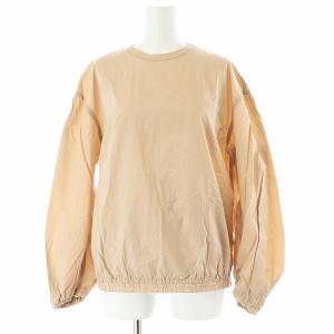 コットンナイロンプルオーバー カットソー 長袖 クルーネック 36 S ピンク /AT OS