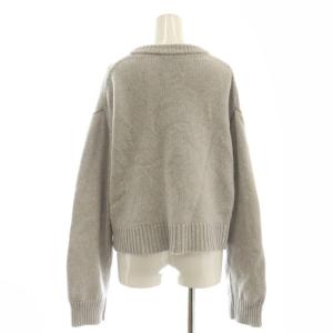 martinique 23AW カシミヤニットプルオーバー セーター 長袖 グレー /DF OS