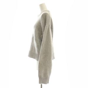 martinique 23AW カシミヤニットプルオーバー セーター 長袖 グレー /DF OS