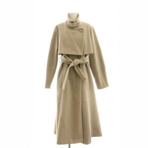 23AW 2WAYカラーレディコート スタンド テーラーカラー アウター M ベージュ /KO OS