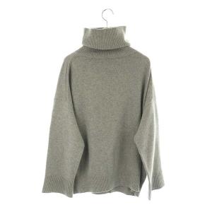EVERYDAY I LIKE 23AW Aries タートルネックプルオーバー ニット セーター 長袖 ウール 杢グレー