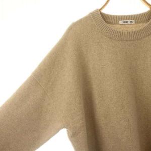 EVERYDAY I LIKE 22AW Aries クルーネックプルオーバー ニット セーター 長袖 グレージュ