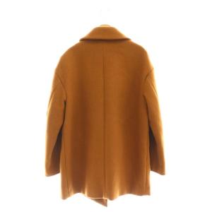 JOURNAL STANDARD relume ミドル丈 チェスターコート アウター ダブル ウール 38 M 茶 ブラウン