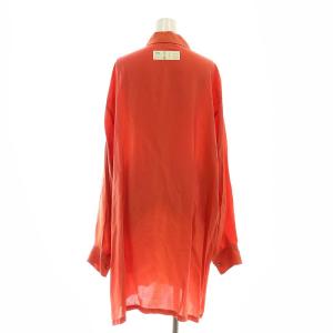Ameri VINTAGE エヌハリウッド別注 N.HOOLYWOOD for AMERI PATTERN NO SHIRT 長袖シャツ ロング M オレンジ