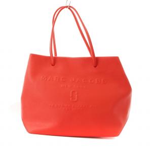 MARC JACOBS キャンバストートバッグ ポーチ付レッド