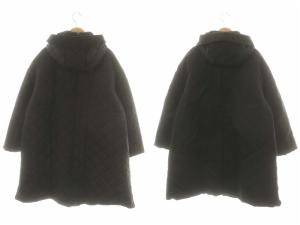 BARNYARDSTORM 2WAY ロングコート キルティング アウター フード リバーシブル 0 黒 ブラック /MF OS