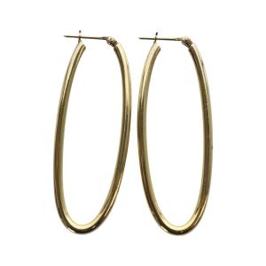 MARIHA innocent Light フープピアス オーバルM SV ゴールド色