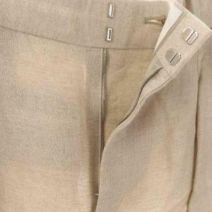 ebure 24SS リネンショートパンツ ハーフパンツ 麻混 36 S ベージュ