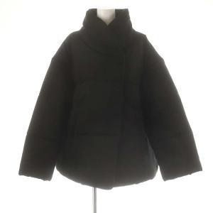 24AW ストールカラーパディングコート アウター 中綿 S 黒 ブラック /MI OS