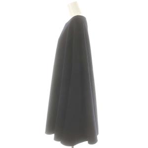 Rouge vif 24AW 40周年 ウールカシミヤリバーマントコート ポンチョ ケープ ウール 黒 ブラック /MF OS