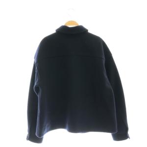 BABYLONE 23AW パイルショートシャツブルゾン アウター ウール F 紺 ネイビー /YQ OS