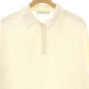 ETRE TOKYO 24AW コンフィーポロスウェットプルオーバー カットソー 長袖 F アイボリー /DO OS