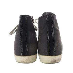 GOLDEN GOOSE FANCY スニーカー ハイカット ヴィンテージ加工 キャンバス 35 22cm 黒 ブラック G24D120