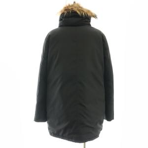 Plage ラクーンファー付きダウンコート ダウンジャケット アウター 36 S 黒 ブラック /KO OS