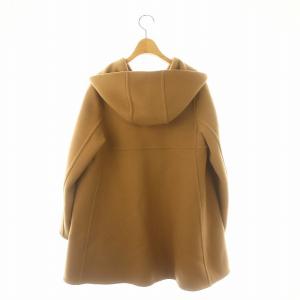 TOMORROWLAND collection ウールメルトンフーデッドコート アウター フード付き 34 XS キャメル 14-08-65-08304