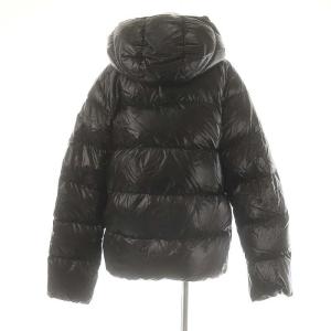 DUVETICA Dionisio ダウンジャケット フード ジップアップ ナイロン 46 黒 ブラック /ES OS