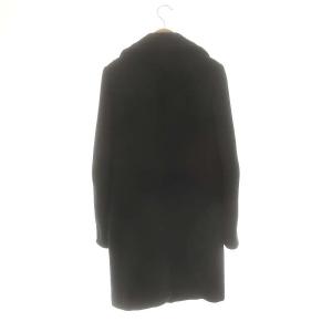 YVES SAINT LAURENT ウール アンゴラ チェスターコート アウター ブラック