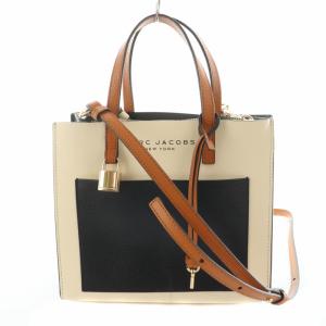 2WAY ショルダーバッグ ハンドバッグ フェイクレザー M0016132 ベージュ OS