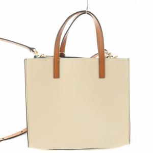 MARC JACOBS 2WAY ショルダーバッグ ハンドバッグ フェイクレザー M0016132 ベージュ OS