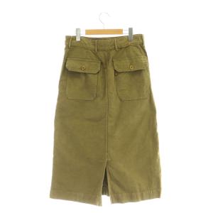 45rpm 麦サテンのベイカースカート ロング 2 カーキ