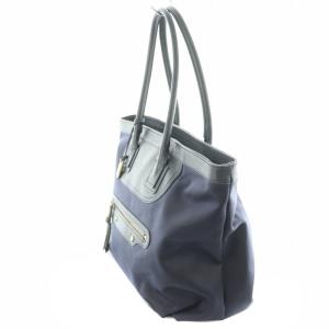 TOFF&LOADSTONE ハンドバッグ フェイクレザー 紺 ネイビー