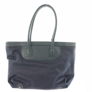 TOFF&LOADSTONE ハンドバッグ フェイクレザー 紺 ネイビー
