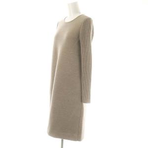 FOXEY Siena ニットドレス ワンピース 38 グレージュ 40389