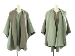 2TONEリバーフードコート 38 ミントグリーン