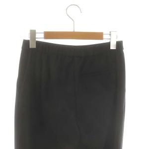 Theory 23AW SLEEK FLANNEL TREECA PULL ON GB パンツ テーパード ウール 0 黒 ブラック