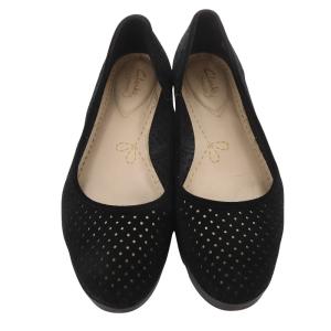 Clarks Evie Buzz フラットシューズ パンプス UK4.5 24-24.5cm 黒 ブラック /SR22