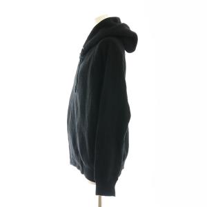 TOGA ヴィリリース VIRILIS ボアフーディ ニットジャケット セーター 長袖 ウール 46 M 黒 ブラック