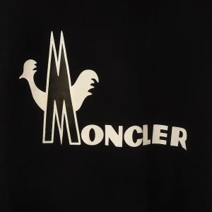MONCLER MAGLIA マグリア ロゴプリントTシャツ 半袖 XXXL 黒 白 ブラック ホワイト