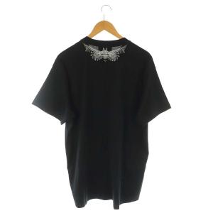 GIVENCHY ロゴプリントTシャツ 半袖 S 黒 白 ブラック ホワイト /MI OS