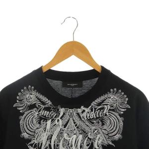 GIVENCHY ロゴプリントTシャツ 半袖 S 黒 白 ブラック ホワイト /MI OS