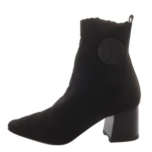 ヴォルヴェールニットブーツ60 36 ブラック