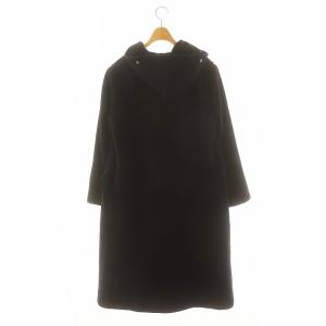 BEAMS BOY メルトン ロング ダッフルコート アウター トグルボタン ウール混 紺 ネイビー /KO OS SH