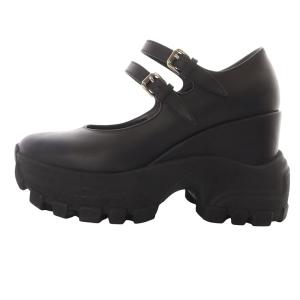 miumiu メリージェーン 厚底シューズ 38 ブラック