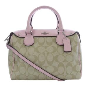 ベネット ミニサッチェ 2WAYバッグ シグネチャー ハンドバッグ ショルダーバッグ ピンク べージュ