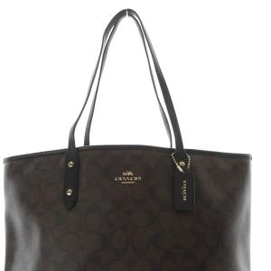 COACH トートバッグ シグネチャー ハンドバッグ 茶色 ブラウン F36876 /SR24