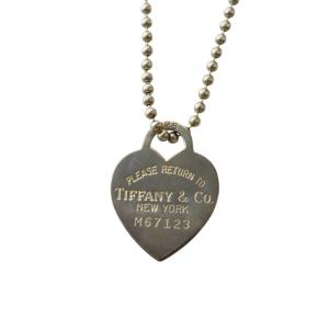 リターントゥ ハート ネックレス ペンダント ロング 2重 925 シルバーカラー /AQ OS OH