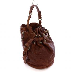 alexanderwang ディエゴ ショルダーバッグ ハンドバッグ 2WAY スタッズ 巾着 レザー 鞄 茶 ブラウン /DK OF