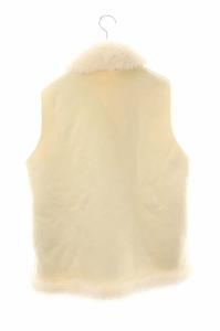 Grace Class 23AW ボアリバーシブルジレ ベスト ジップアップ 36 アイボリー