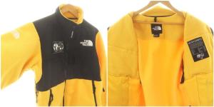 THE NORTH FACE 7SE 95 RETRO DENALI JACKET フリースジャケット M 黄色 イエロー 黒 ブラック