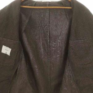 BOGLIOLI LINEA 50K テーラードジャケット ストライプ サイドベンツ 54 茶 ブラウン