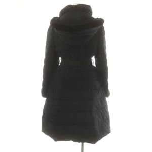 M'S GRACY レッキスファーフードダウンコート 42 ブラック