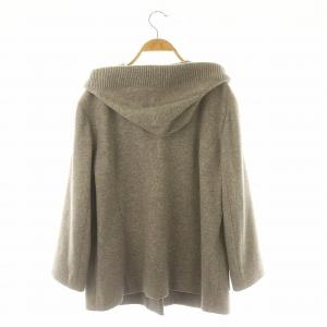 Leilian カシミヤコーディガン ニット ダッフル 13 グレー