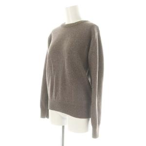 SLOANE 12G天竺ダブルフェイスニットセーター 長袖 ウール 1 モカブラウン /MI OS