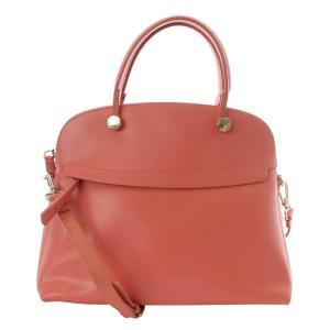 FURLA 2way ハンドバッグ ショルダーバッグ クロコ ピンク 1927