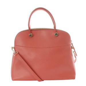 FURLA パイパー ハンドバッグ ショルダーバッグ 2way レザー ピンク /SR25