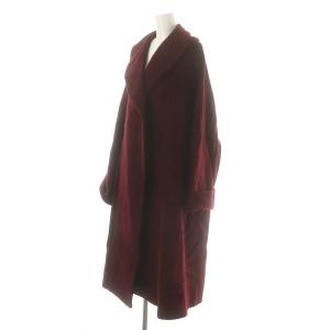 COMME des GARCONS COMME des GARCONS コムコム オールド ショールカラーコート ウール カシミヤ混 S ワインレッド